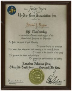 Flying Tigers Award