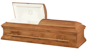Orthodox Tohar Solid Maple Hardwood Casket