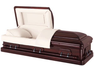 Parliament Solid Mahogany Casket
