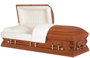 Warfield Solid Cherry Hardwood Casket