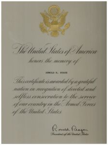 Letter from President Reagan